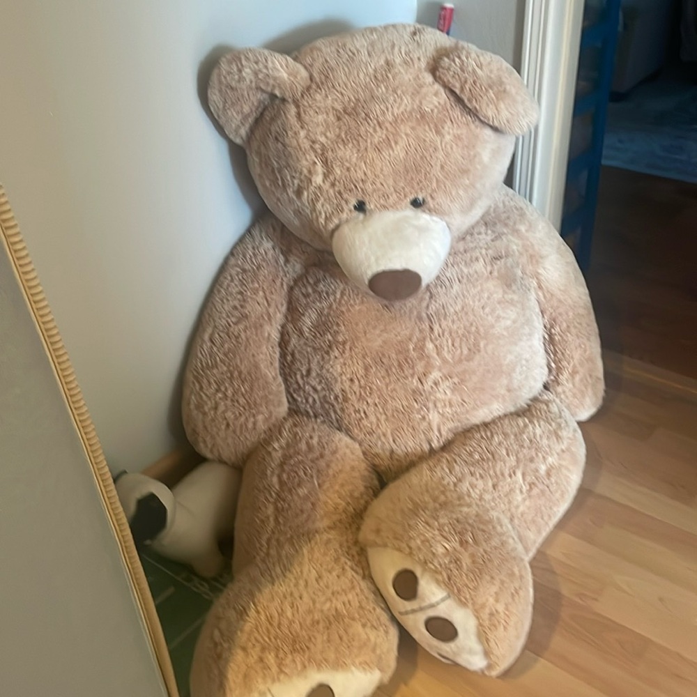 Light brown 5 FT stuffed bear animal